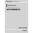 PIONEER AVH-P6800DVD Owners Manual