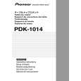 PIONEER PDK-1014 Owners Manual