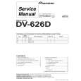PIONEER DV-626D/WV Service Manual