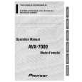 PIONEER AVX-7000 Owners Manual
