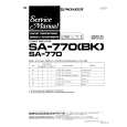 PIONEER SA770BK Service Manual