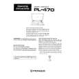 PIONEER PL470 Owners Manual