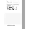 PIONEER VSX-D812-S/KUXJICA Owners Manual