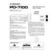 PIONEER PD7100 Owners Manual