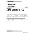 PIONEER DV-3601-G Service Manual
