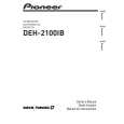 PIONEER DEH-2100IB/XS/UC Owners Manual