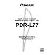 PIONEER PDR-L77/KUXJ/CA Owners Manual