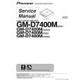 PIONEER GM-D7400M/XU/CN5 Service Manual