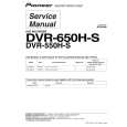 PIONEER DVR-550H-S/WPWXV Service Manual