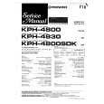PIONEER KPH4800SDK Service Manual