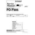PIONEER PDF905 Service Manual