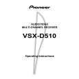 PIONEER VSX-D510/KUXJI Owners Manual