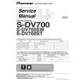 PIONEER S-DV700SW/DFLXJI Service Manual