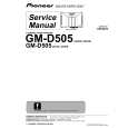 PIONEER GM-D505/XH/EW Service Manual