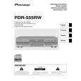 PIONEER PDR555RW Owners Manual