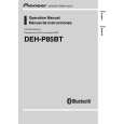 PIONEER DEH-P85BT/X1P/EW5 Owners Manual