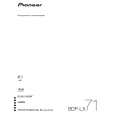 PIONEER BDP-LX71/WSXJ5 Owners Manual