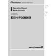 PIONEER DEH-P3000IB/XS/UC Owners Manual