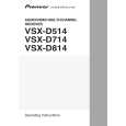 PIONEER VSXD714K Owners Manual