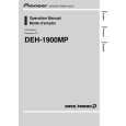 PIONEER DEH-1900MP/XS/UC Owners Manual