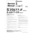 PIONEER S-HS77-F/XMA/NC Service Manual