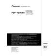 PIONEER PDP-4270XA/WYV5 Owners Manual