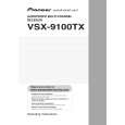 PIONEER VSX-9100TX/KUXJ/CA Owners Manual