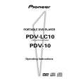 PIONEER PDV-10/ZL Owners Manual