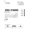 PIONEER PD7300 Owners Manual