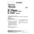 PIONEER SJ760V XMA/E Service Manual