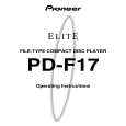 PIONEER PD-F17 Owners Manual