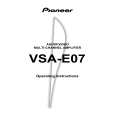 PIONEER VSA-E07/HY Owners Manual