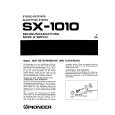 PIONEER SX-1010 Owners Manual