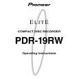 PIONEER PDR-19RW/KU/CA Owners Manual