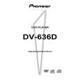 PIONEER DV-636D/LBXJ Owners Manual