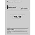 PIONEER AVIC-Z1/UC Owners Manual