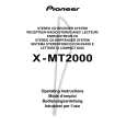 PIONEER X-MT2000 Owners Manual