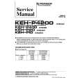 PIONEER KEHP20 X1IN/EW Service Manual