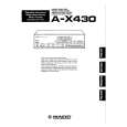 PIONEER A-X430 Owners Manual