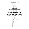 PIONEER VSXD859TX Owners Manual