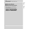 PIONEER DEH-P6800MP/X1P/EW Owners Manual