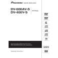 PIONEER DV-600AV-S/WVXZT5 Owners Manual