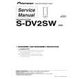 PIONEER S-DV2SW/XCN5 Service Manual
