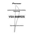 PIONEER VSX-808RDS Owners Manual