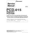 PIONEER PCD-026 Service Manual