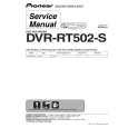 PIONEER DVR-RT502-S/KCXZT Service Manual