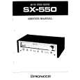 PIONEER SX550 Service Manual
