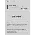 PIONEER CNDV-40MT/UC Owners Manual