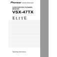 PIONEER VSX-47TX/KU/CA Owners Manual
