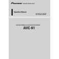 PIONEER AVIC-N1 Owners Manual